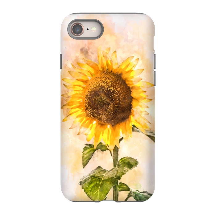 iPhone SE StrongFit Summer Sunflower by Creativeaxle