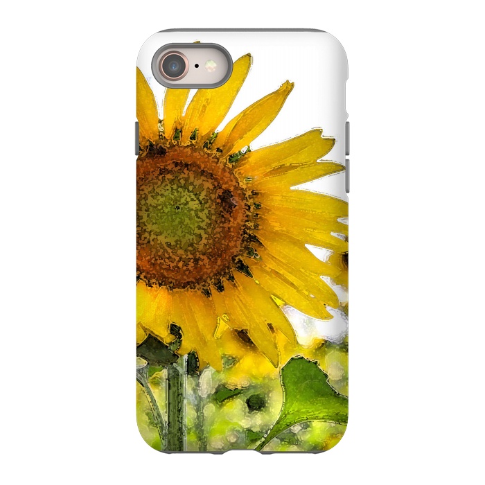 iPhone SE StrongFit Sunflowers by Allgirls Studio