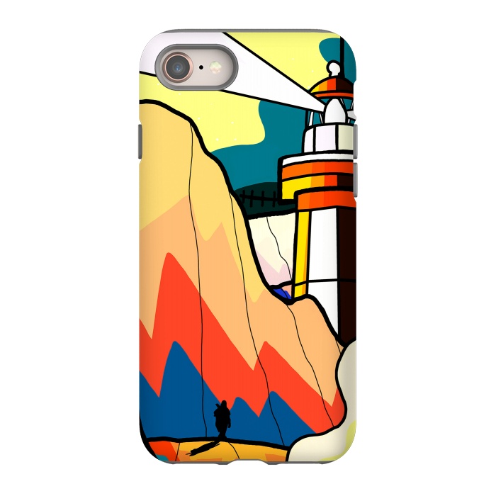 iPhone SE StrongFit The lost lighthouse by Steve Wade (Swade)