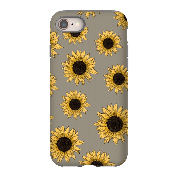 iPhone SE StrongFit Sunflowers by Jms