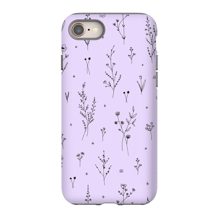 iPhone SE StrongFit Magic Wildflowers by Anis Illustration