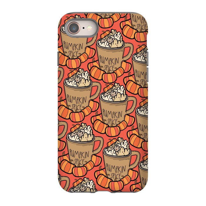 iPhone SE StrongFit Pattern pumpkin spice by Steve Wade (Swade)