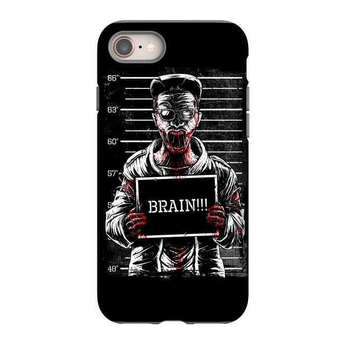 iPhone SE StrongFit Zombie Mugshot by Afif Quilimo