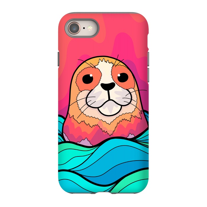iPhone SE StrongFit The happy seal by Steve Wade (Swade)