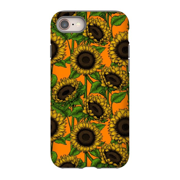 iPhone SE StrongFit Sunflowers by Katerina Kirilova