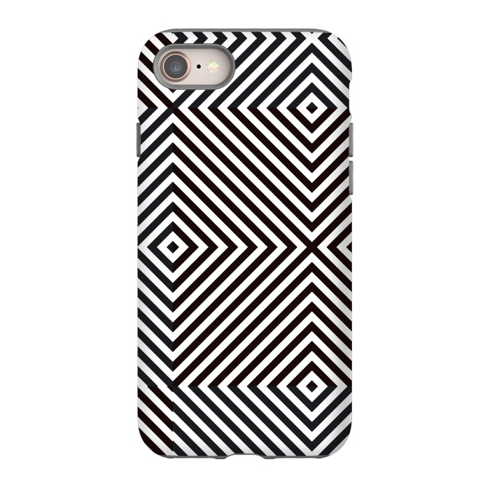 iPhone SE StrongFit Crossing Diagonal Stripes by TMSarts