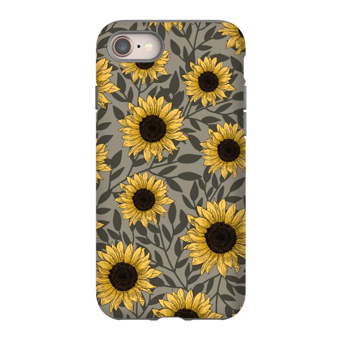 iPhone SE StrongFit Sunflowers. by Jms