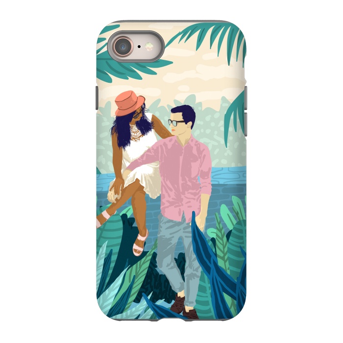 iPhone SE StrongFit Tropical Romance by Uma Prabhakar Gokhale
