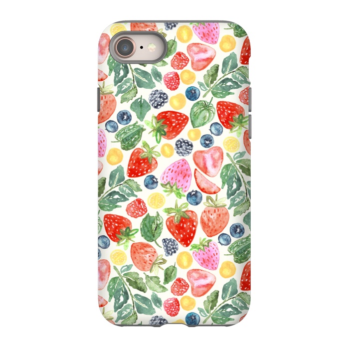 iPhone SE StrongFit Summer Berries by Tigatiga