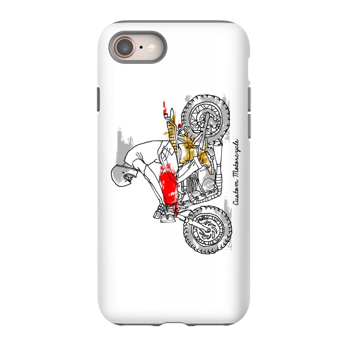 iPhone SE StrongFit Custom Motorcycle by Afif Quilimo