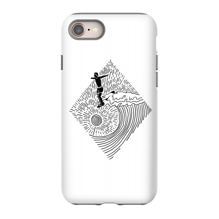 iPhone SE StrongFit Surf Nose for white by Afif Quilimo
