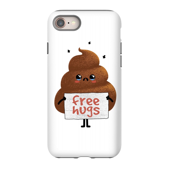 iPhone SE StrongFit Free Hugs Poop by Afif Quilimo