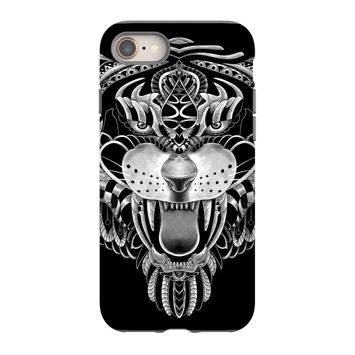 iPhone SE StrongFit Tiger Ornate by Afif Quilimo