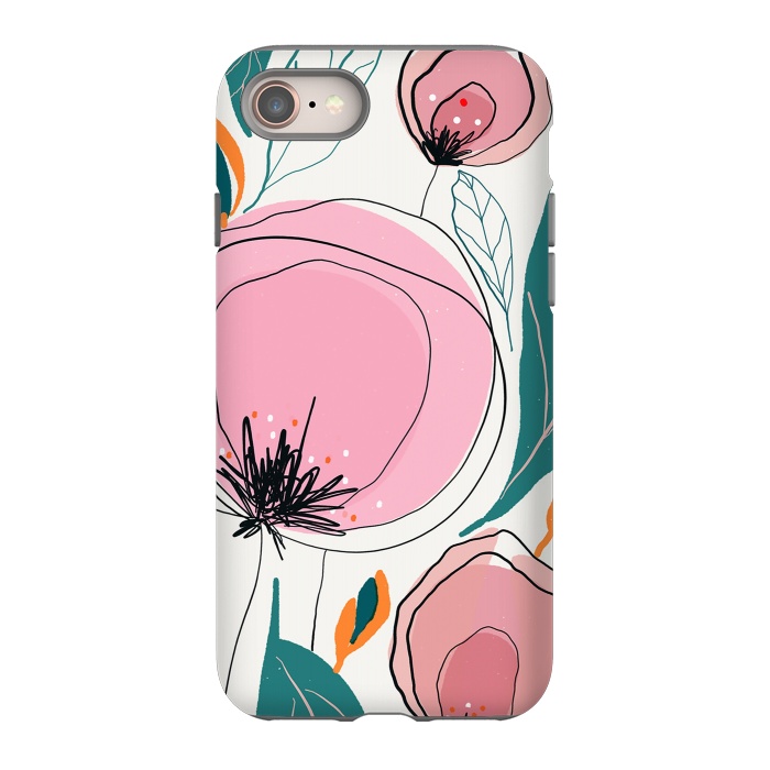 iPhone SE StrongFit Cotona Florals by Hanny Agustine
