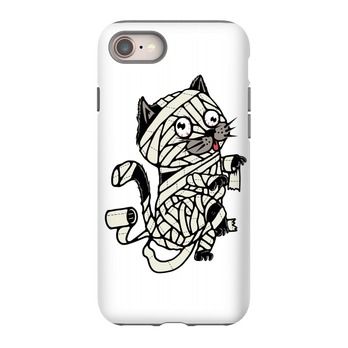 iPhone SE StrongFit Mummy Cat by Afif Quilimo