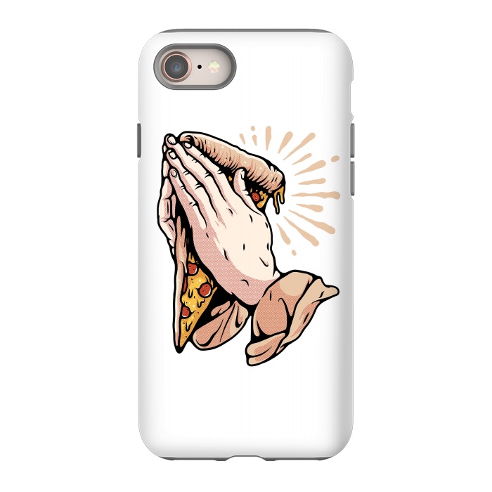 iPhone SE StrongFit Pray for Pizza by Afif Quilimo