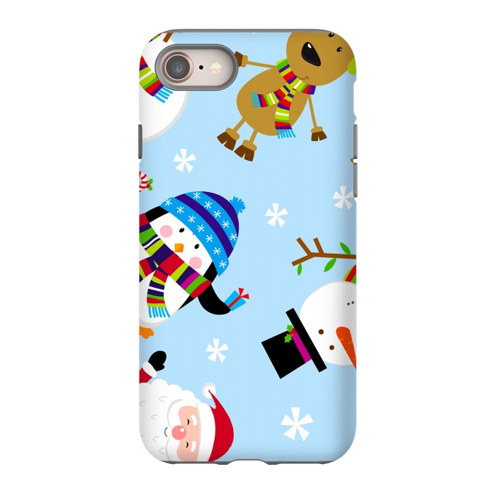 iPhone SE StrongFit xmas characters by haroulita