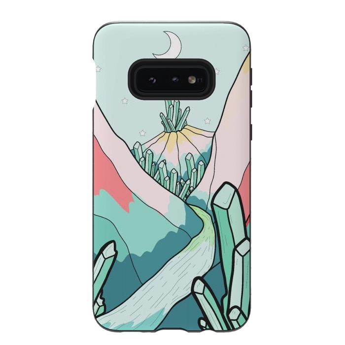 Galaxy S10e StrongFit The crystal mountain river by Steve Wade (Swade)