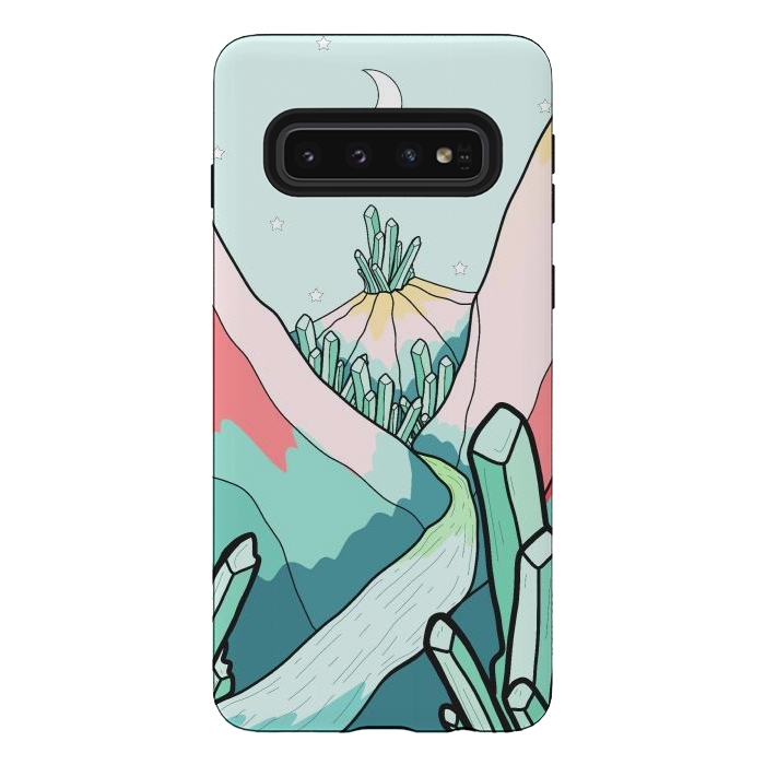 Galaxy S10 StrongFit The crystal mountain river by Steve Wade (Swade)