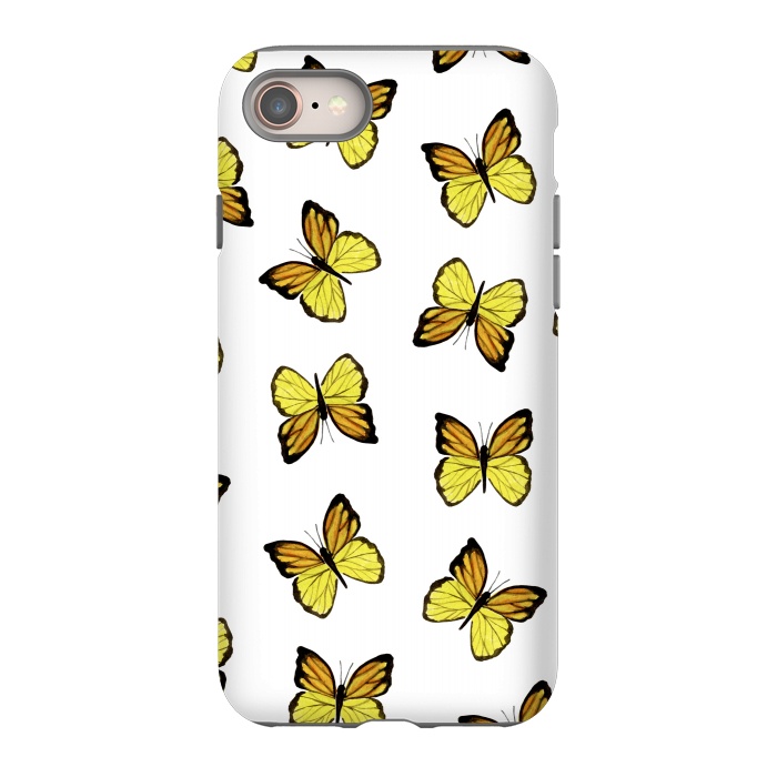 iPhone SE StrongFit Yellow butterflies by Julia Badeeva