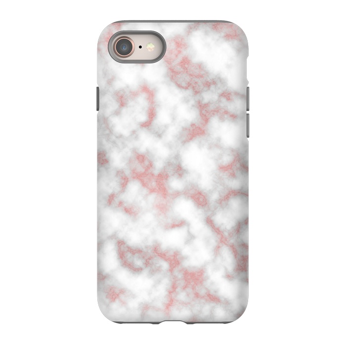 iPhone SE StrongFit Rose Gold Marble Texture by Julie Erin Designs