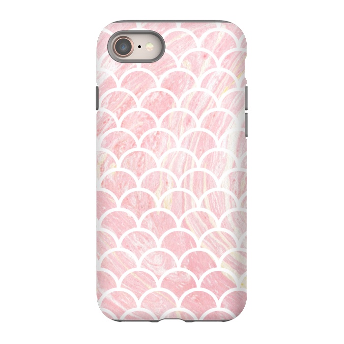 iPhone SE StrongFit Pink marble by Julia Badeeva