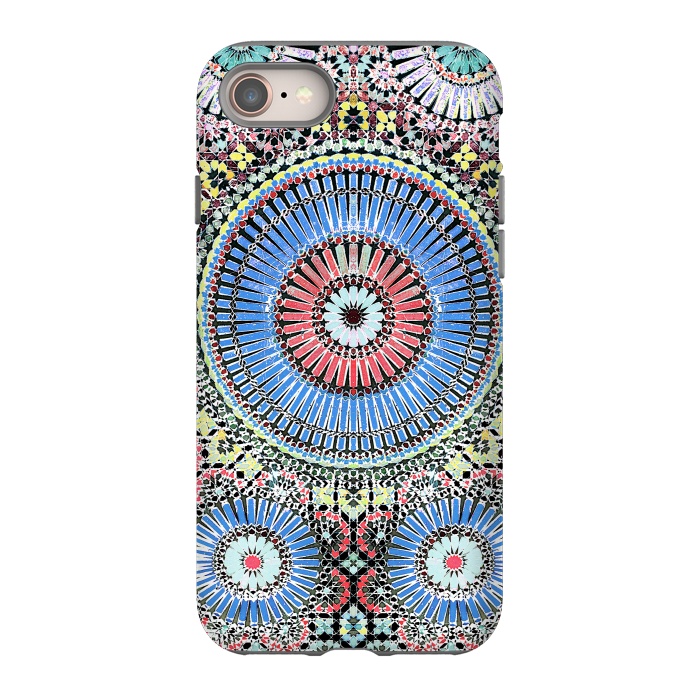 iPhone SE StrongFit Colorful Moroccan inspired mosaic tiles by Oana 
