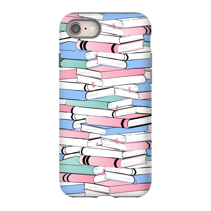 iPhone SE StrongFit Pastel Books by Martina