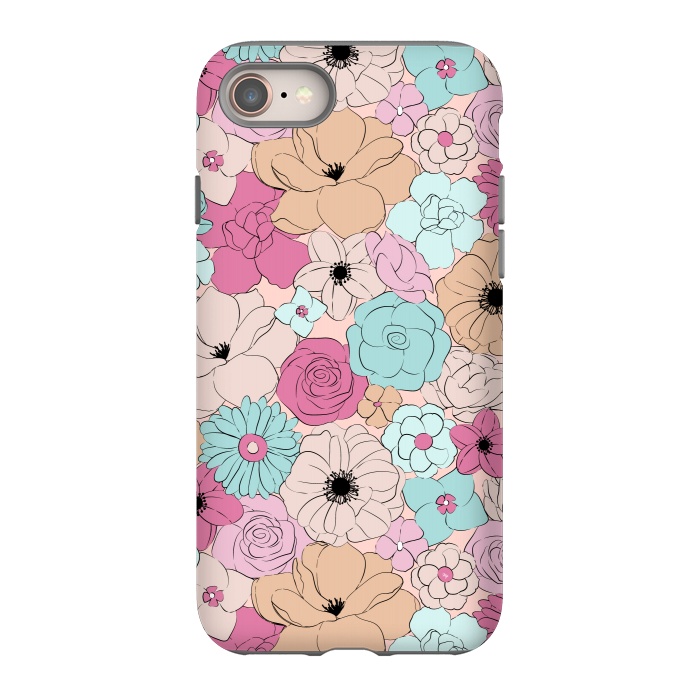 iPhone SE StrongFit Retro meadow by Martina