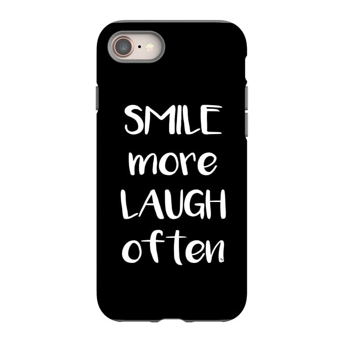 iPhone SE StrongFit Smile more quote by Martina