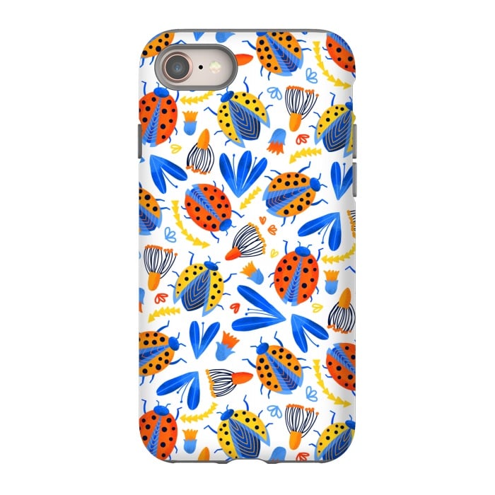 iPhone SE StrongFit Fresh Ladybird Botanical  by Tigatiga