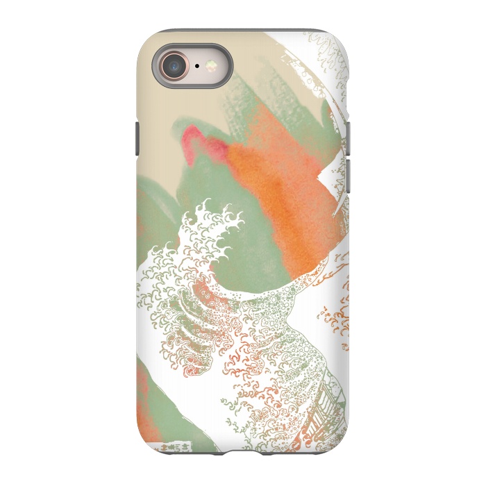 iPhone SE StrongFit Calm into Great Wave Paint  I by ''CVogiatzi.