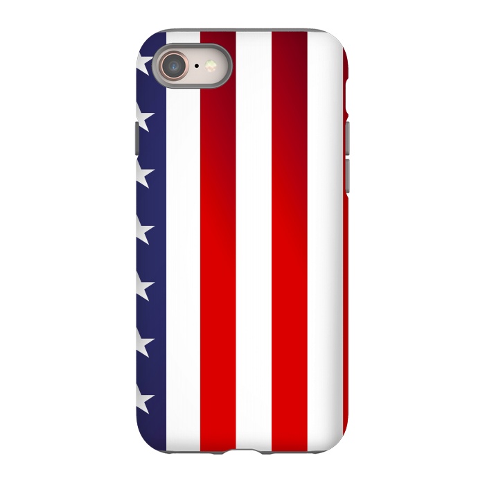 iPhone SE StrongFit usa flag by haroulita