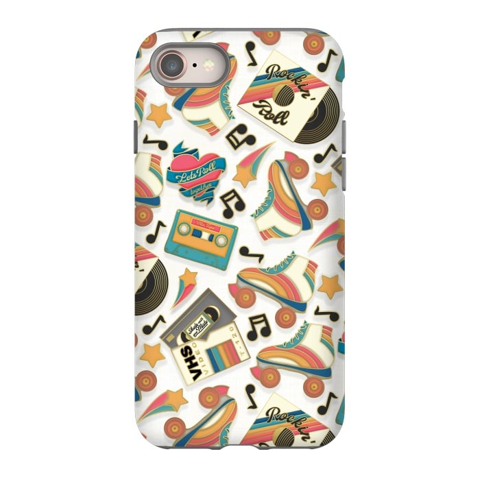 iPhone SE StrongFit Retro Roller Rink by gingerlique