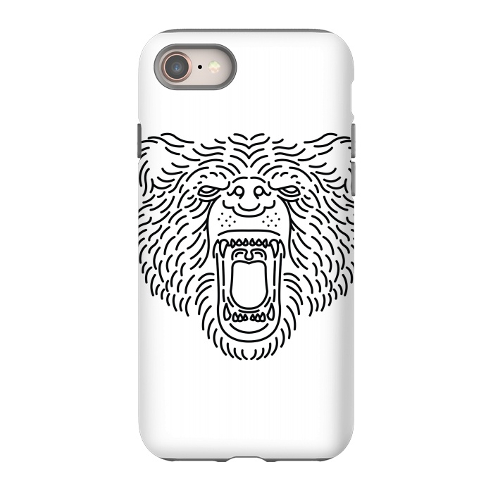 iPhone SE StrongFit Bear Roar Line by Afif Quilimo
