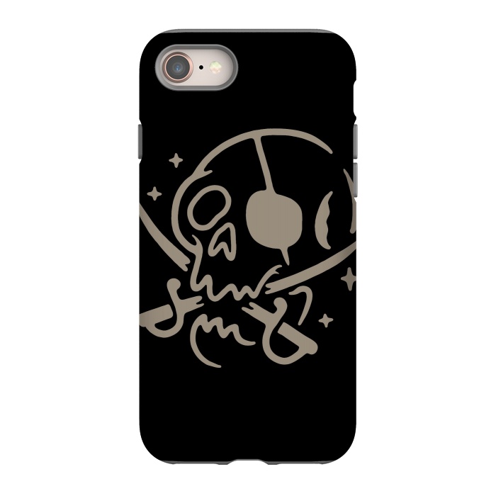iPhone SE StrongFit Skull and Swords by Afif Quilimo
