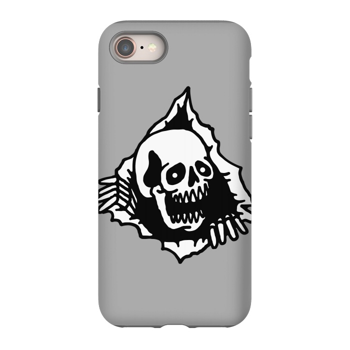iPhone SE StrongFit Skull Tearing up 2 by Afif Quilimo
