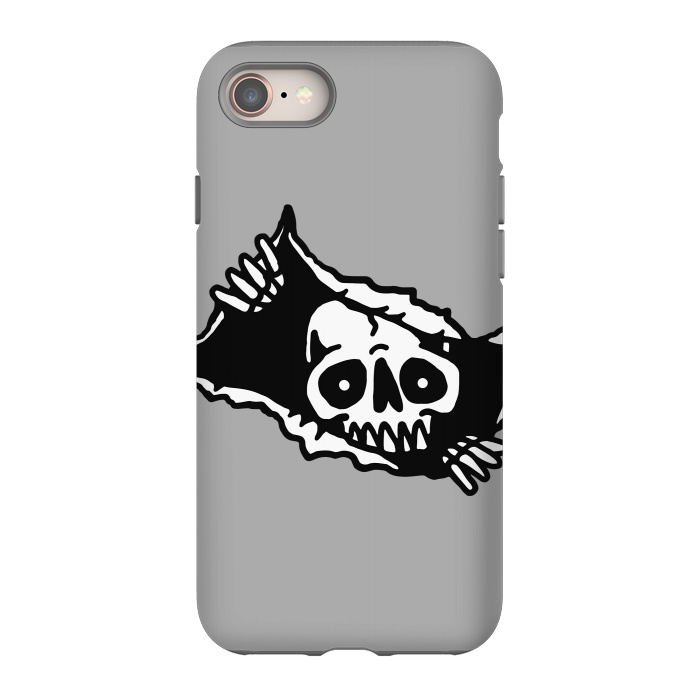 iPhone SE StrongFit Skull Tearing up 3 by Afif Quilimo