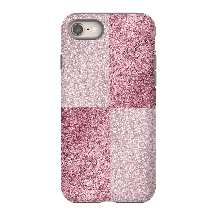 iPhone SE StrongFit Pink Glitter by Martina