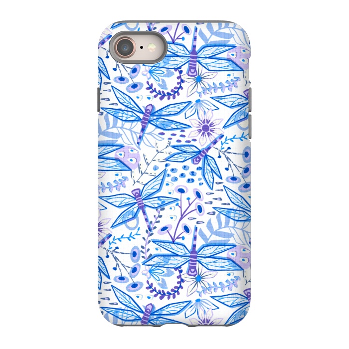 iPhone SE StrongFit Dragonfly Blues  by Tigatiga