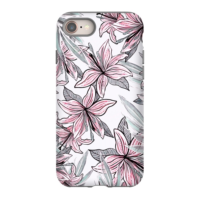iPhone SE StrongFit Beautiful Lilly by Rose Halsey