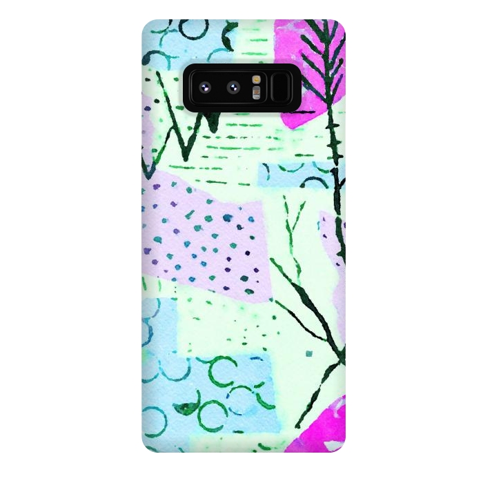 Galaxy Note 8 StrongFit Flower Stalk by Afif Quilimo