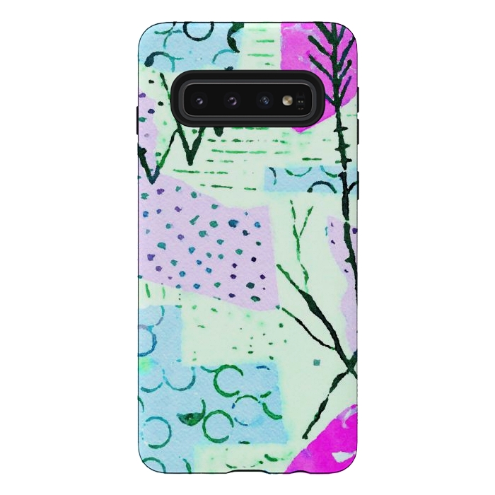 Galaxy S10 StrongFit Flower Stalk by Afif Quilimo