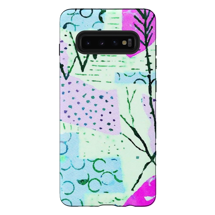 Galaxy S10 plus StrongFit Flower Stalk by Afif Quilimo