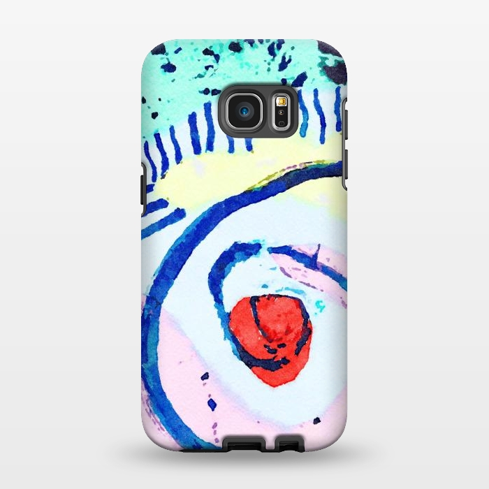 Galaxy S7 EDGE StrongFit Sad Waves by Afif Quilimo