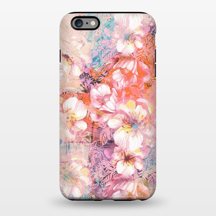 iPhone 6/6s plus StrongFit Colorful brushed roses painting by Oana 
