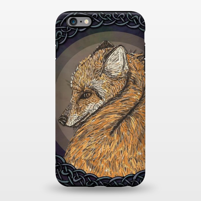 iPhone 6/6s plus StrongFit Celtic Fox by Lotti Brown