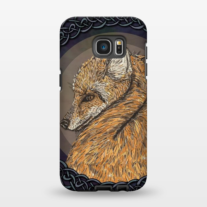 Galaxy S7 EDGE StrongFit Celtic Fox by Lotti Brown