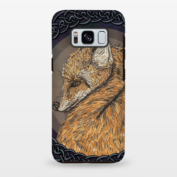 Galaxy S8 plus StrongFit Celtic Fox by Lotti Brown