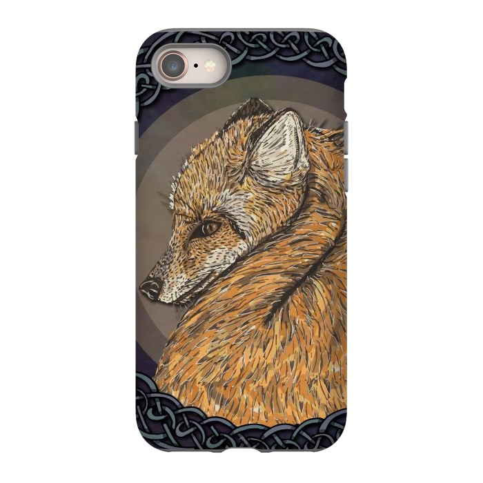 iPhone SE StrongFit Celtic Fox by Lotti Brown